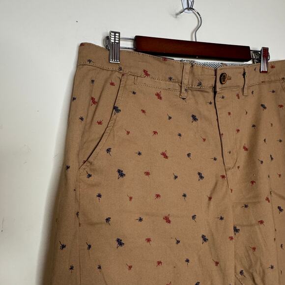 Jachs New York Stretch Chino Shorts Size 32 NWT Dark Khaki Bleecker Fit - Picture 3 of 9